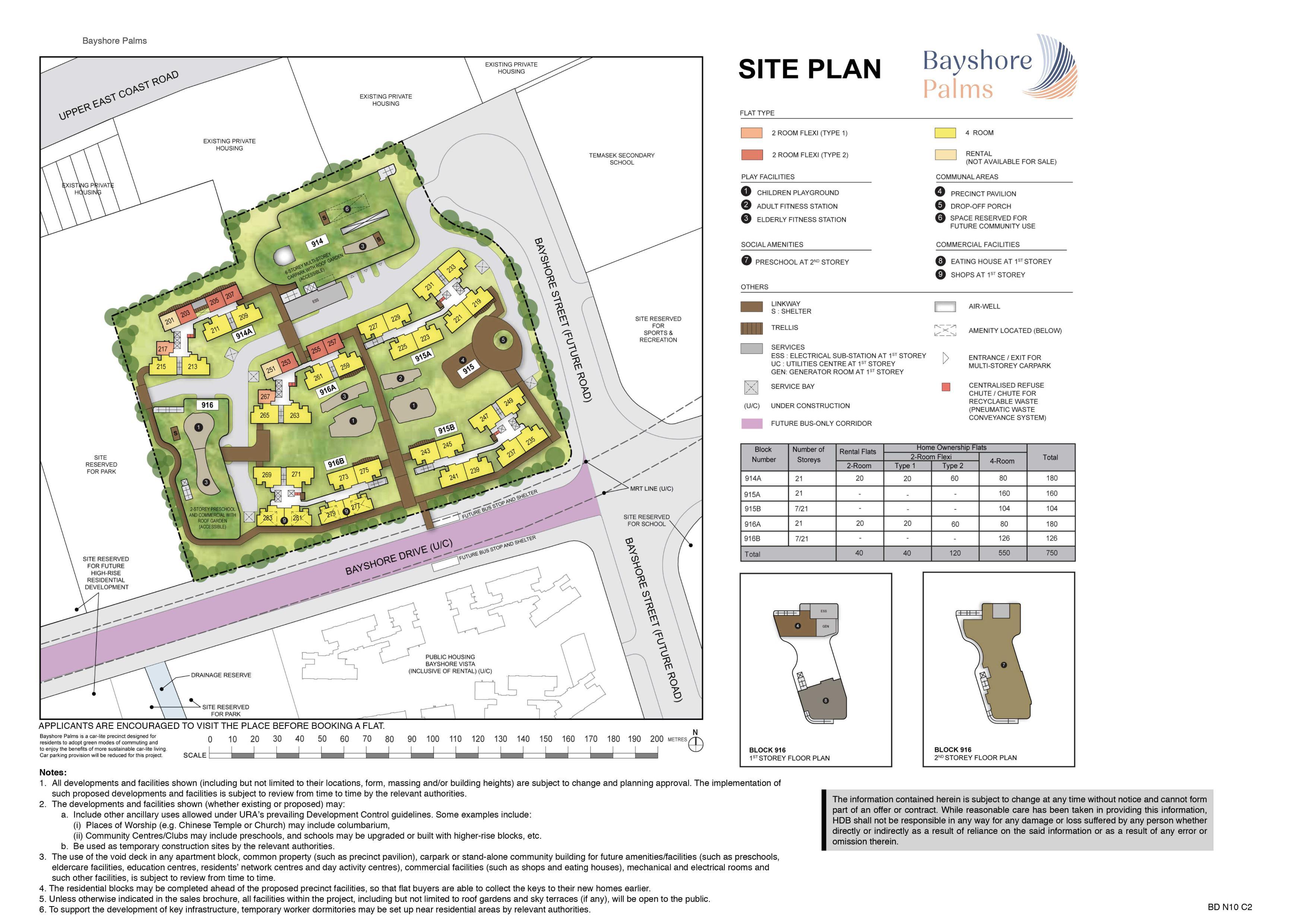 Bayshore Palms site-plan