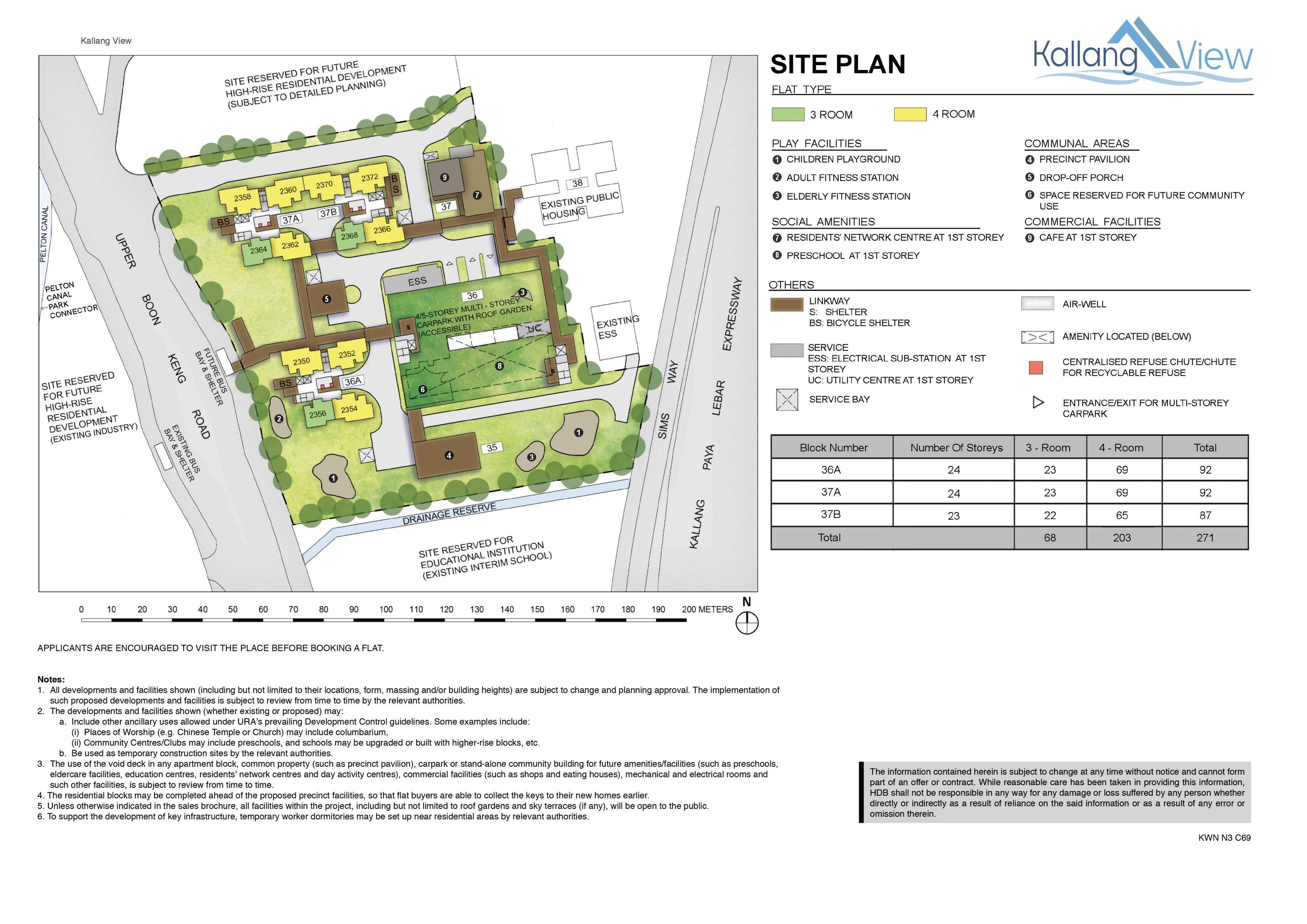 Kallang View site-plan