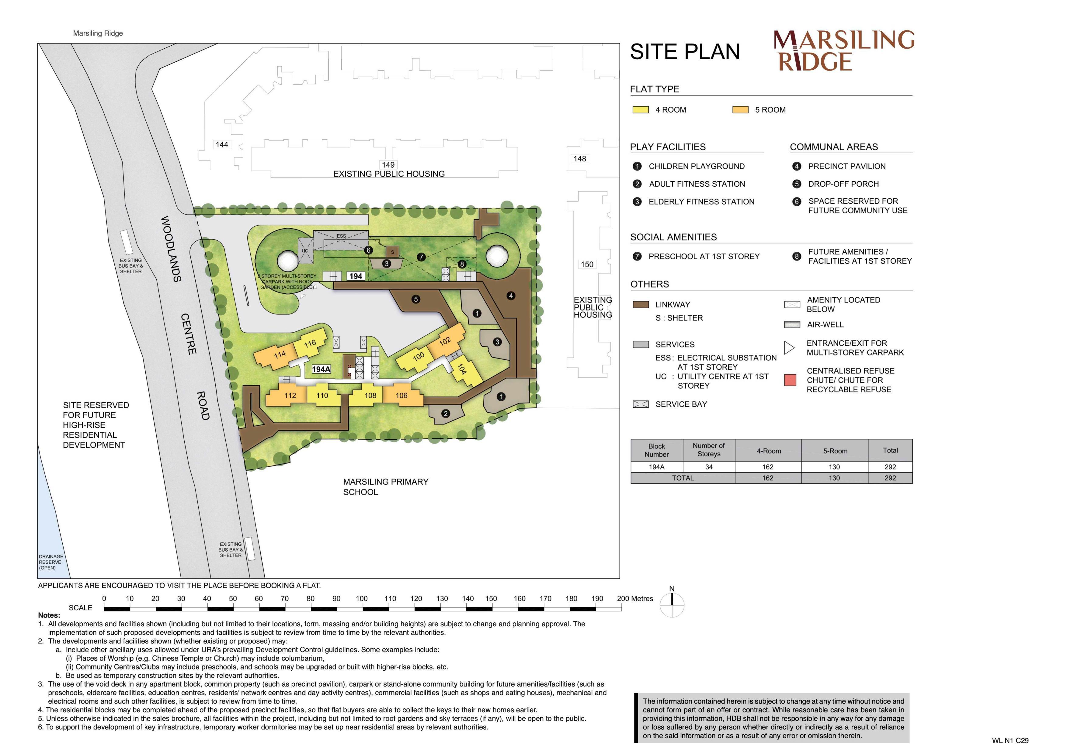 Marsiling Ridge site-plan