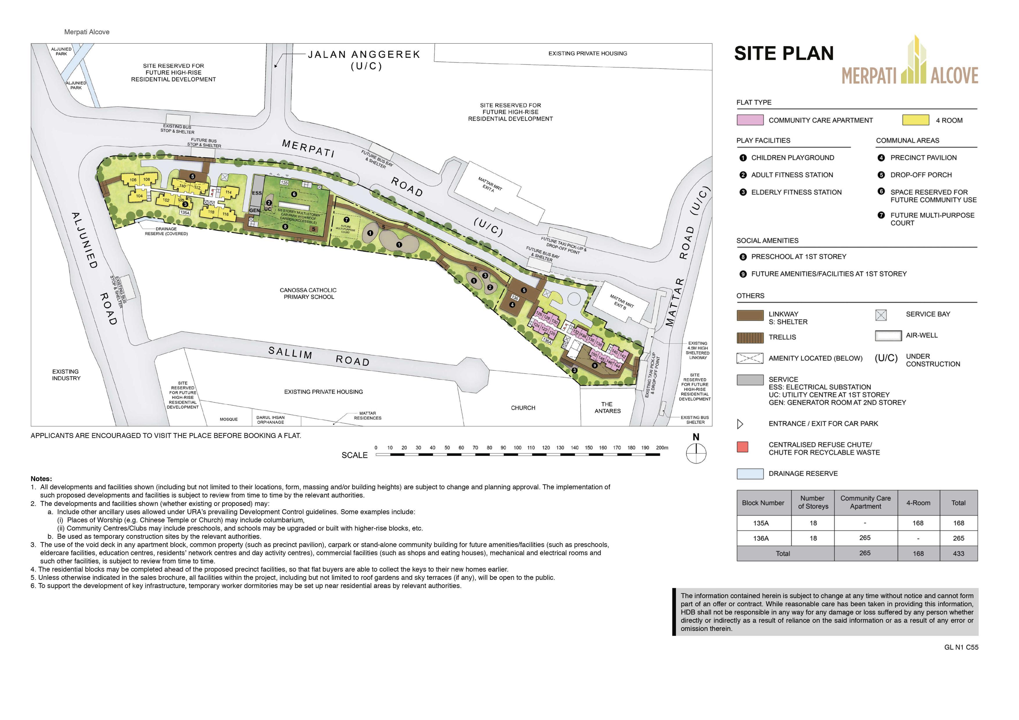 Merpati Alcove site-plan